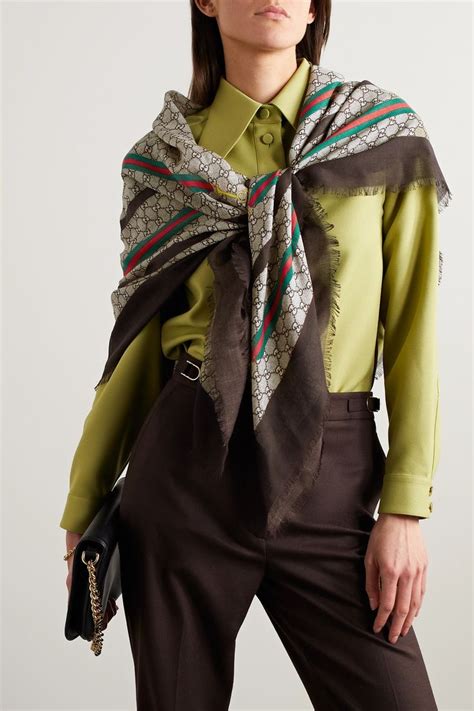 gucci scarap|gucci frayed scarf.